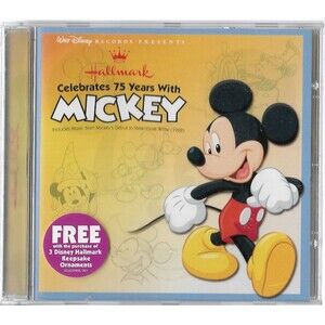 Hallmark Celebrates 75 Years With Mickey Mouse (CD, 2003) Brand New Sealed!